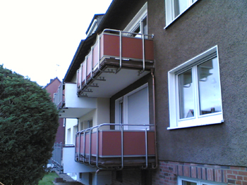 Balkon Geländer Trespa